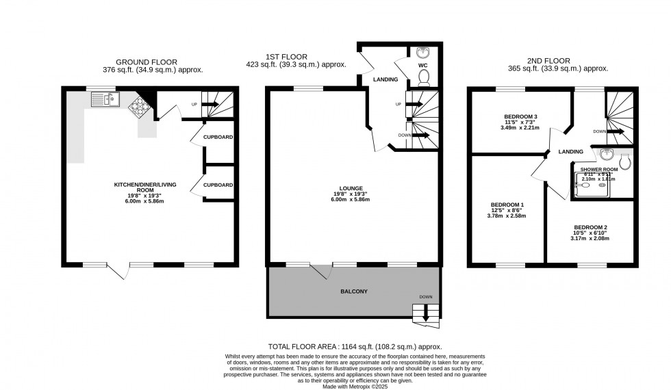 Floorplan for Gilwern, Abergavenny, Monmouthshire