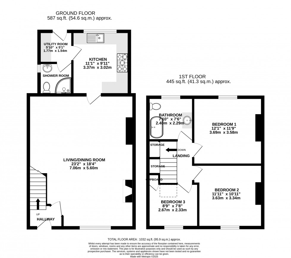Floorplan for Stanhope Street, Abergavenny, Monmouthshire