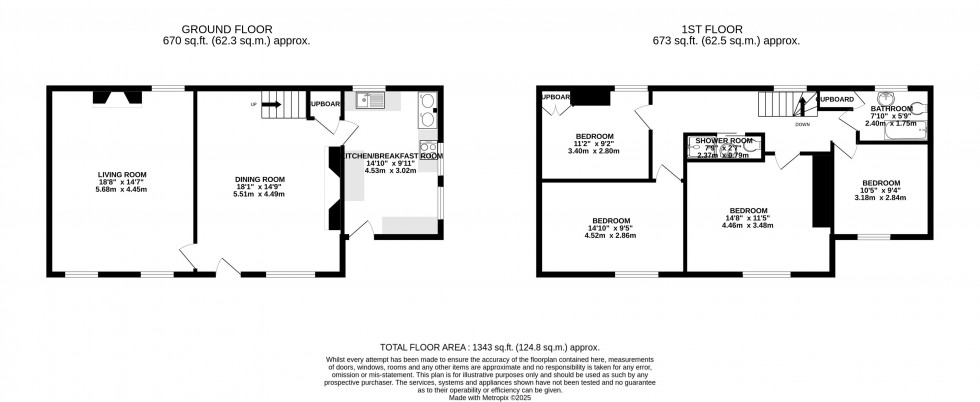 Floorplan for Llanfrynach, Brecon, Powys