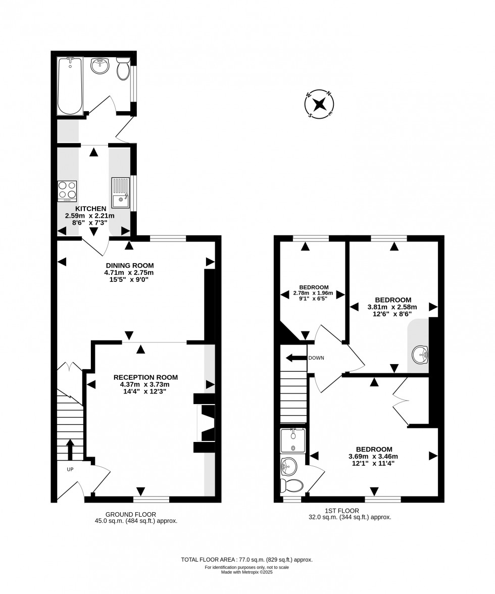 Floorplan for Builth Road, Builth Wells, Powys