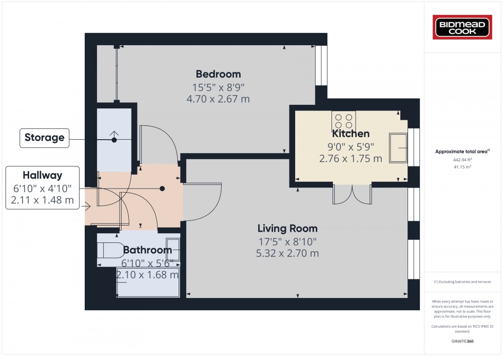 Floorplan for Station Street, Ross-on-Wye, Herefordshire
