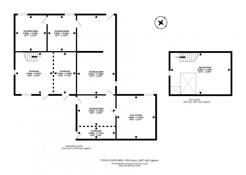 Floorplan for Disserth, Builth Wells, Powys
