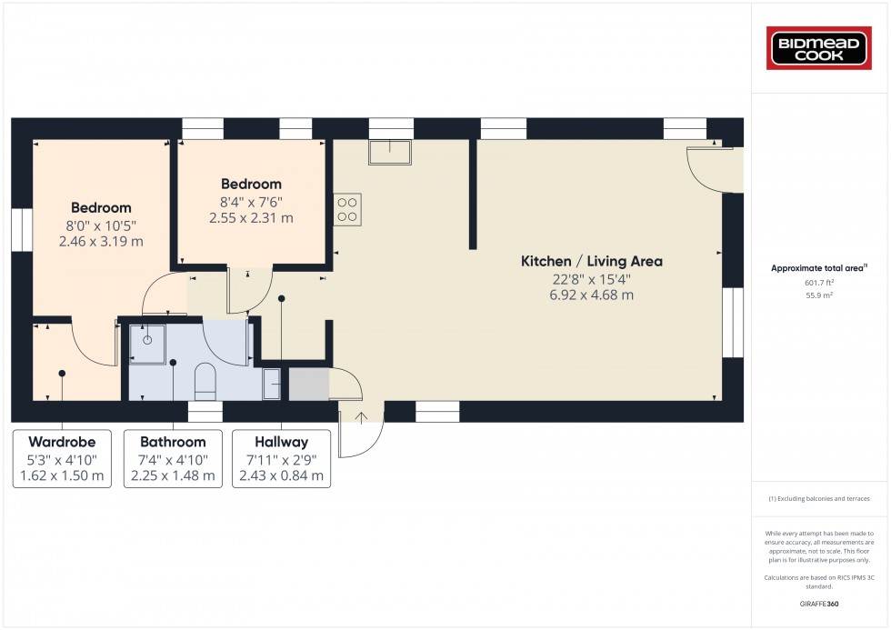 Floorplan for Lower Lydbrook, Lydbrook, Gloucestershire