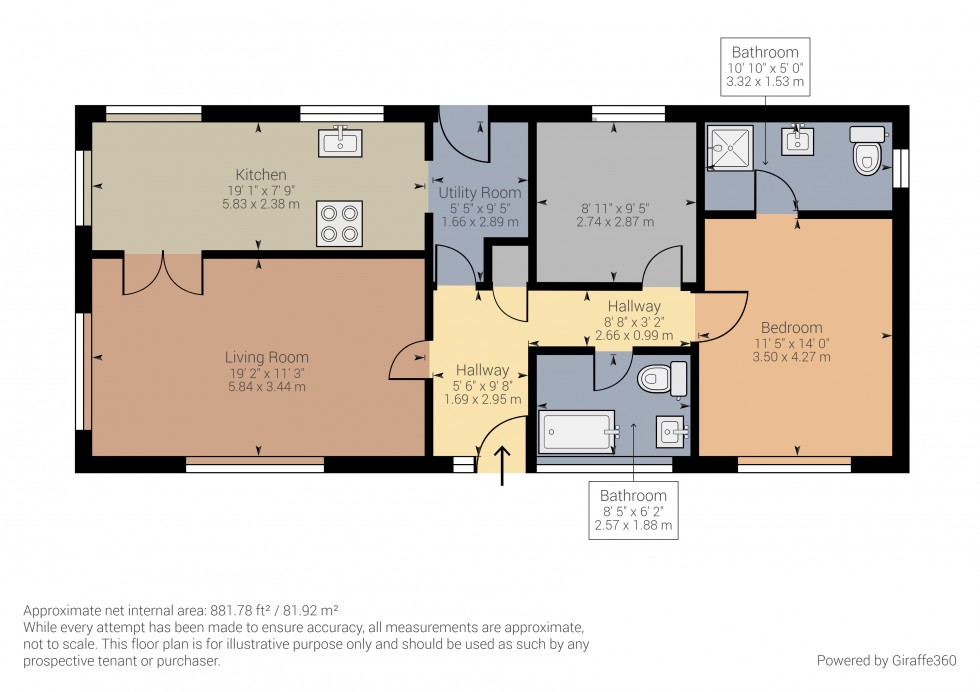 Floorplan for Alvington, Lydney, Gloucestershire