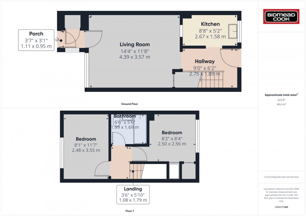 Floorplan for River View, Ross-on-Wye, Herefordshire