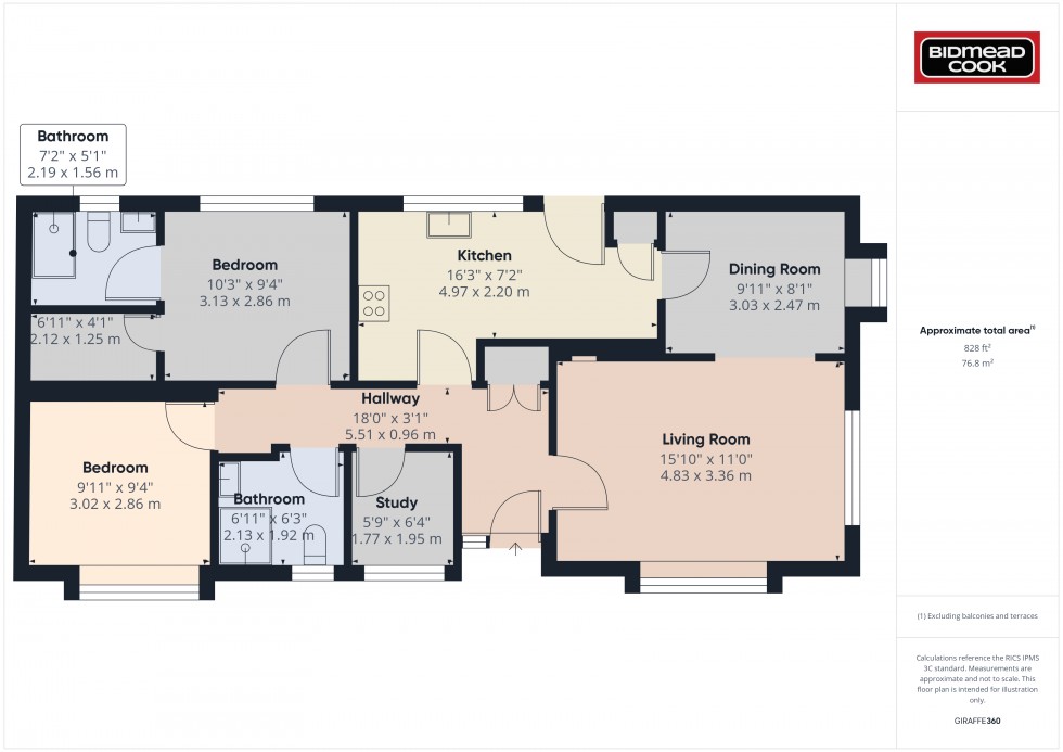 Floorplan for Peterstow, Ross-on-Wye, Herefordshire