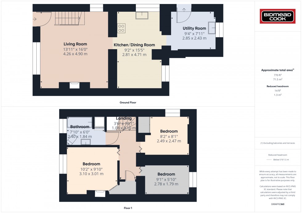 Floorplan for Bridstow, Ross-on-Wye, Herefordshire