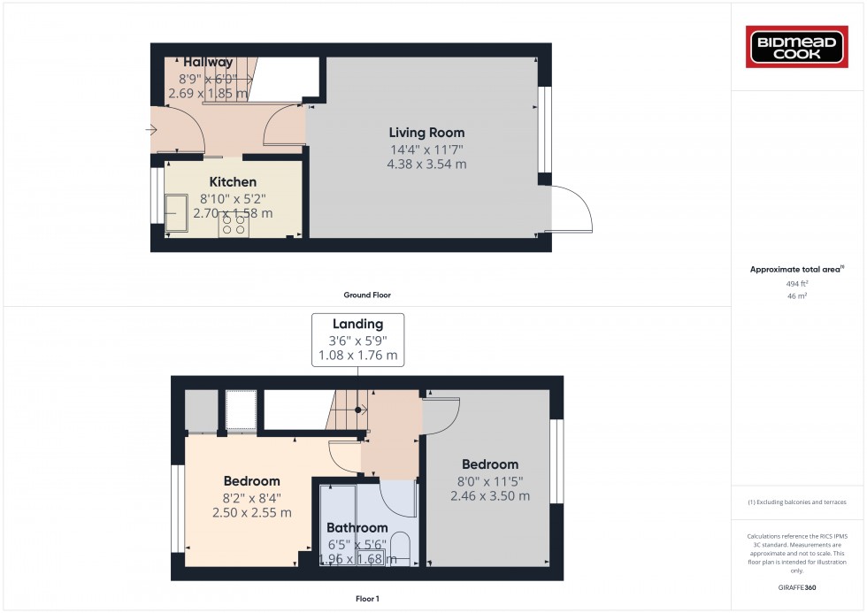 Floorplan for Brampton Road, Ross-on-Wye, Herefordshire