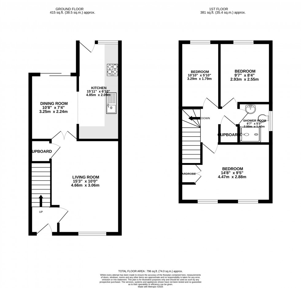 Floorplan for Brecon, Powys