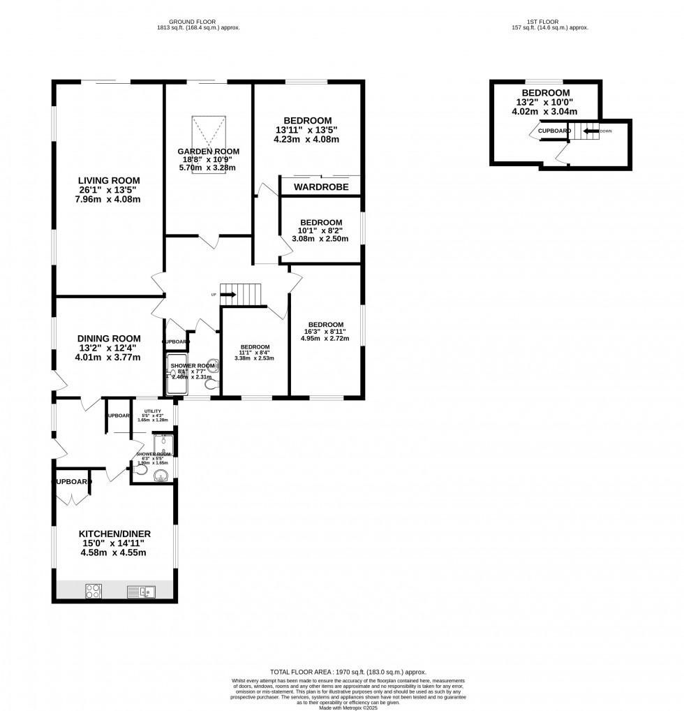 Floorplan for Kensington, Brecon, Powys