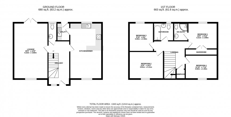 Floorplan for Hoggan Park, Brecon, Powys