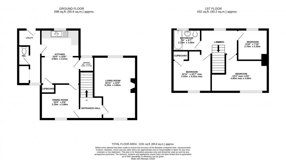 Floorplan for Boughrood, Brecon, Powys