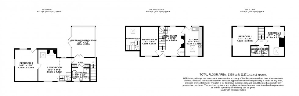 Floorplan for Llantilio Crossenny, Abergavenny, Monmouthshire