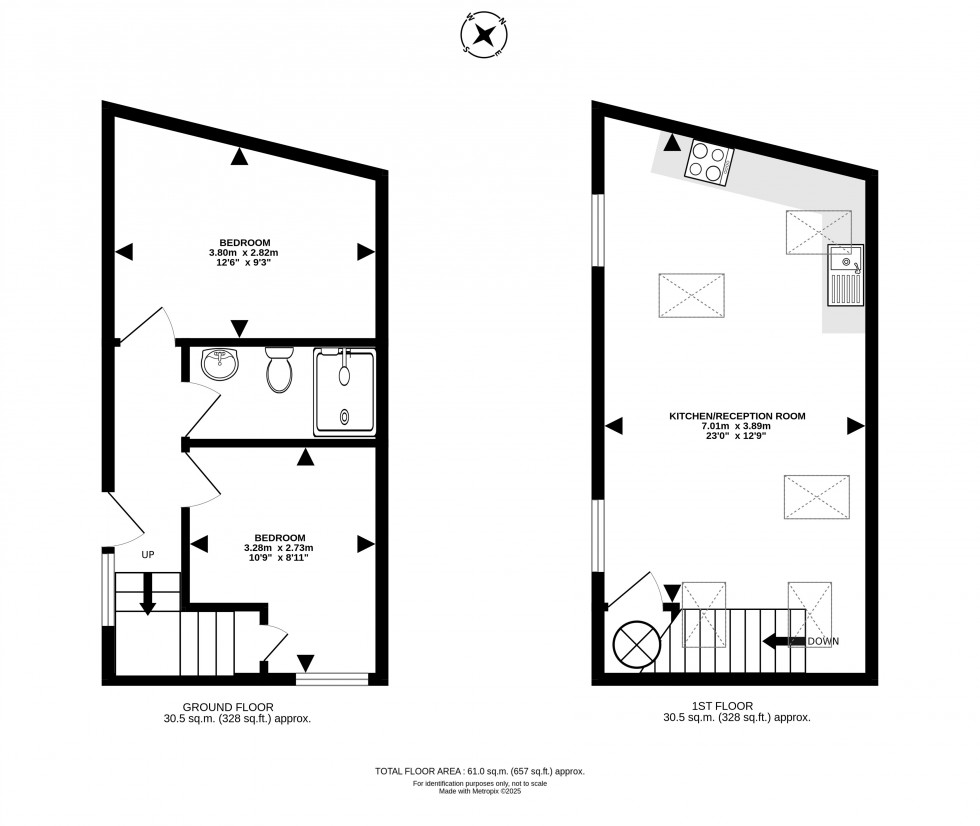 Floorplan for Riverside, Llanwrtyd Wells, Powys