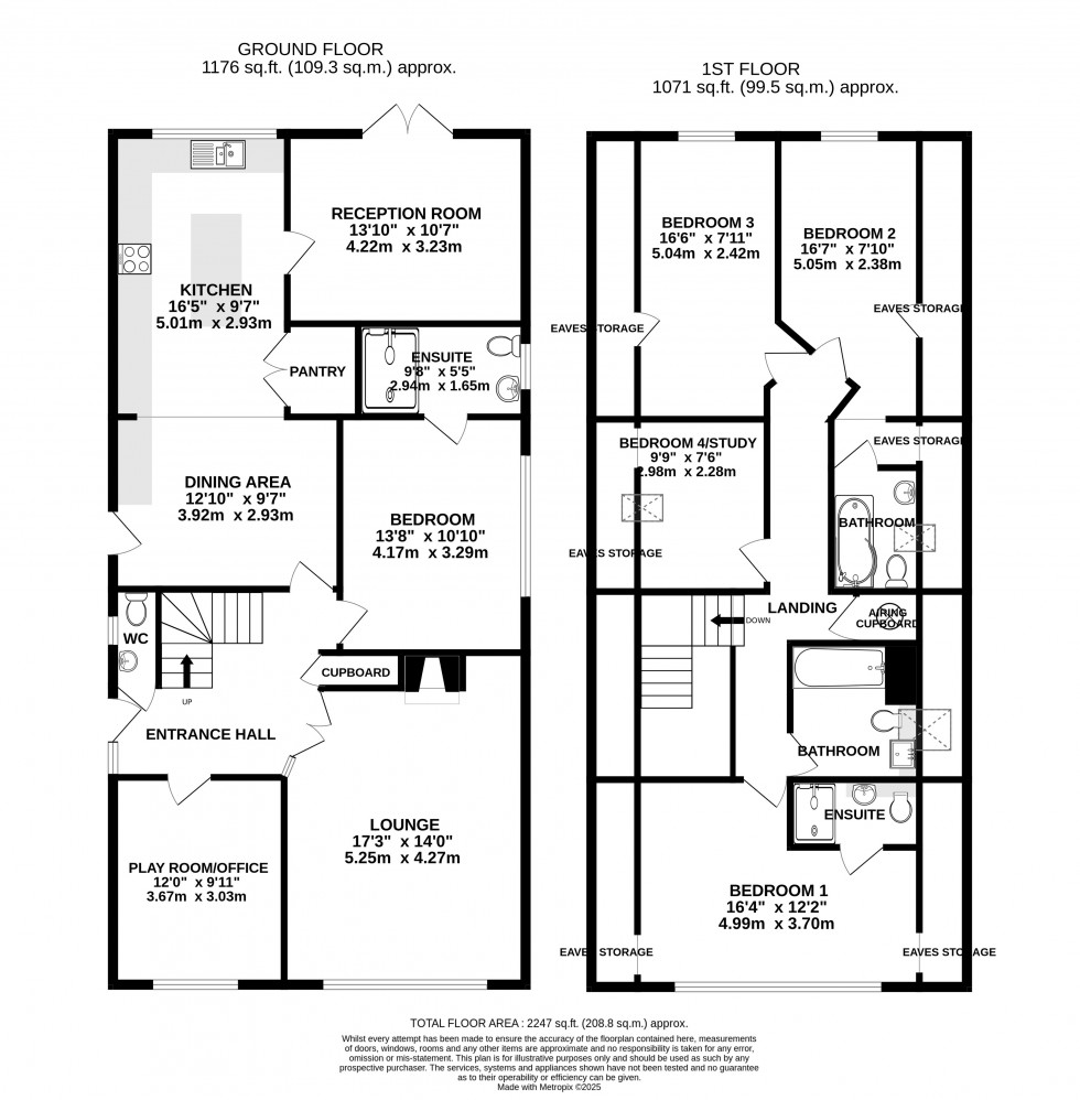 Floorplan for Raglan, Usk, Monmouthshire