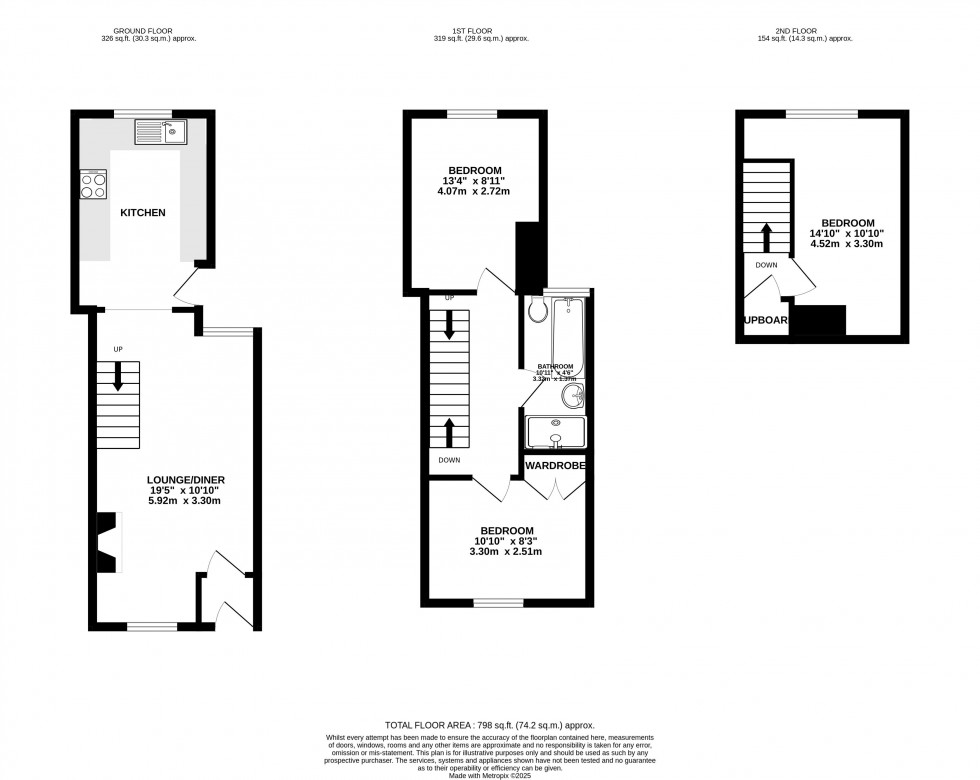 Floorplan for Brecon, Powys