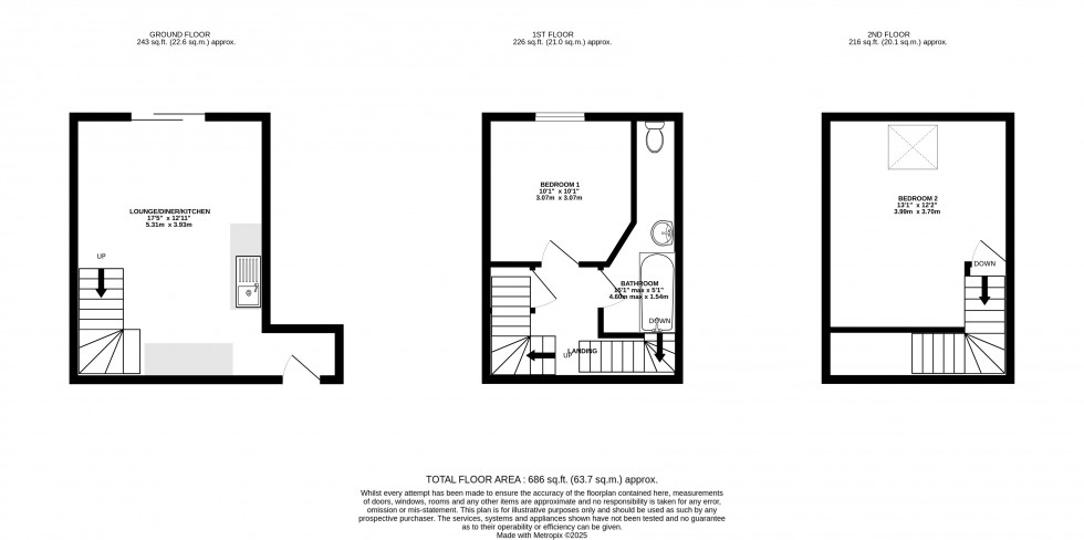 Floorplan for Trallong, Brecon, Powys
