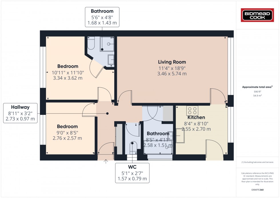 Floorplan for School Crescent, Lydney, Gloucestershire