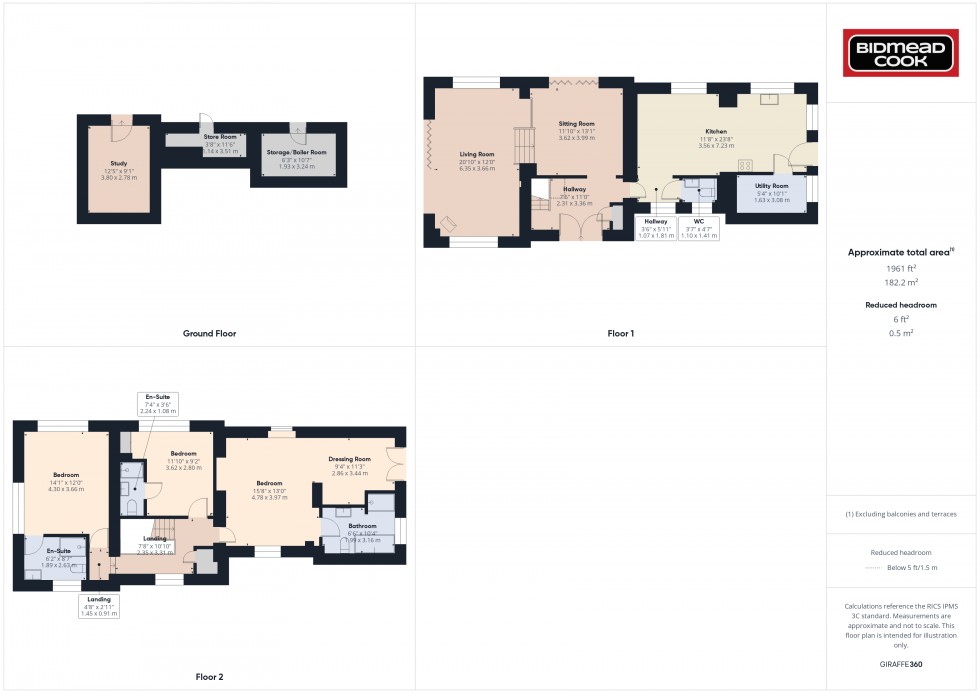Floorplan for Linton, Ross-on-Wye, Herefordshire