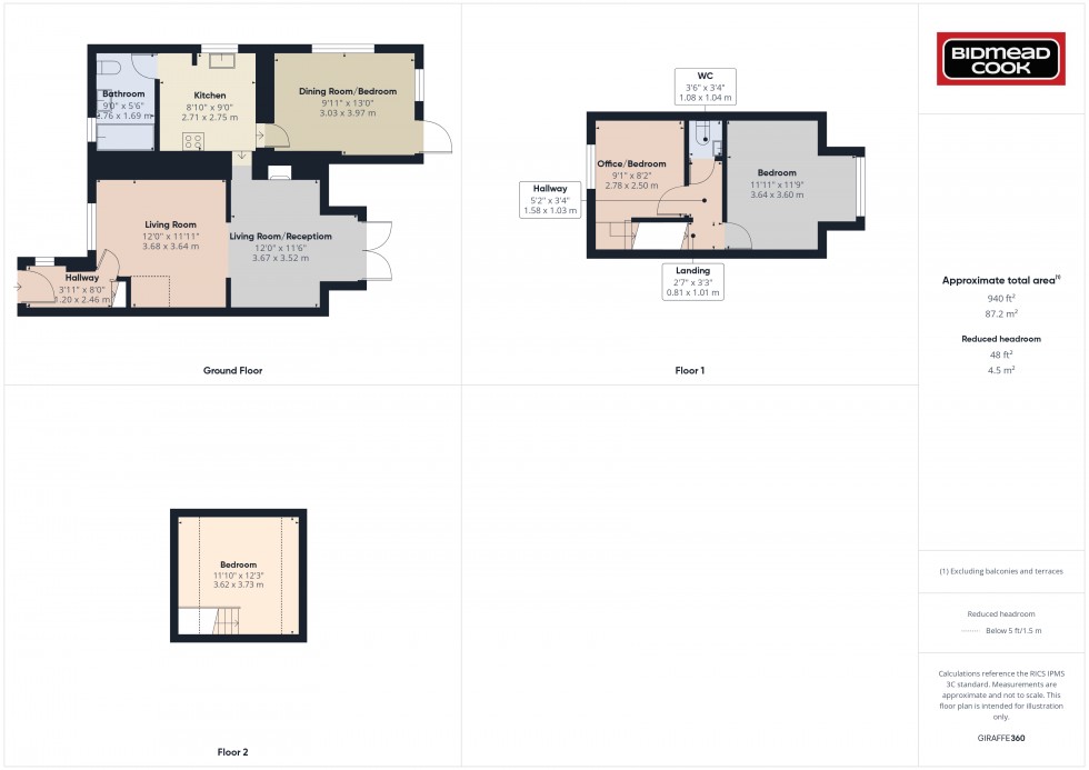 Floorplan for Prospect Road, Cinderford, Gloucestershire