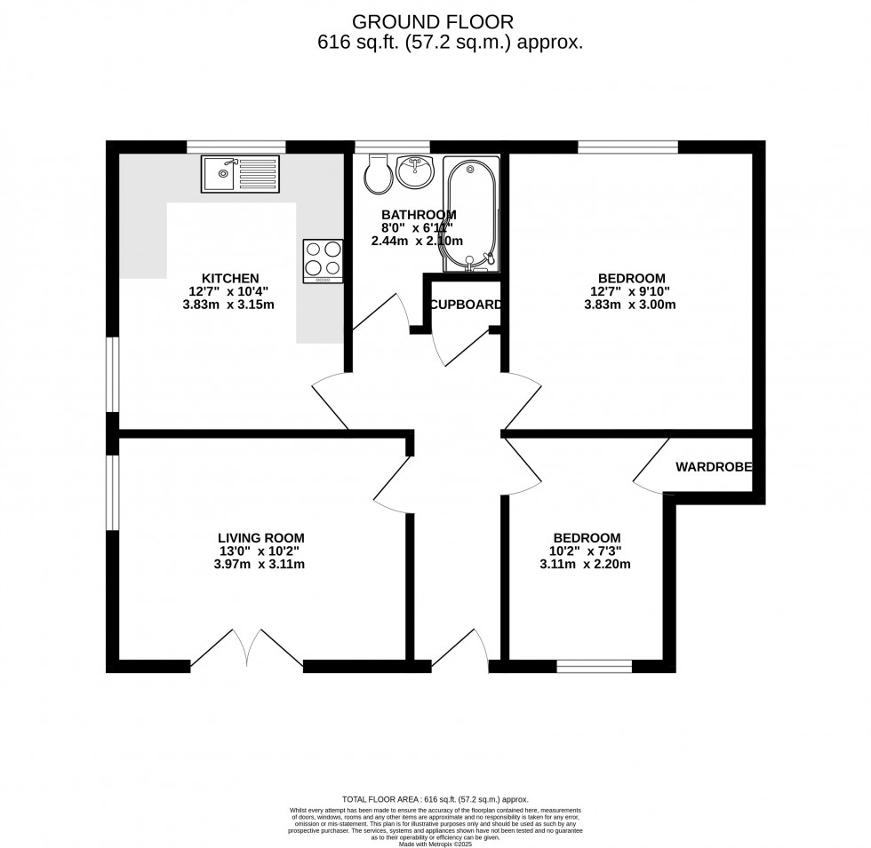 Floorplan for Hoggan Park, Brecon, Powys