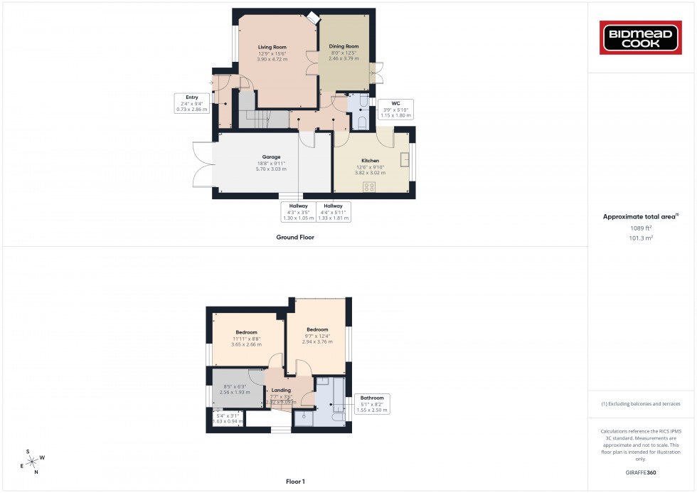 Floorplan for Walford Road, Ross-on-Wye, Herefordshire
