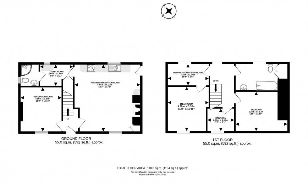 Floorplan for Llanwrtyd Wells, Powys