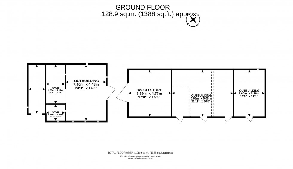 Floorplan for Llanwrtyd Wells, Powys