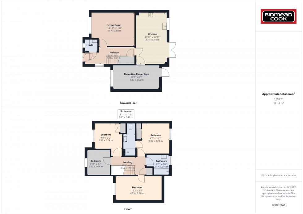 Floorplan for Lea, Ross-on-Wye, Herefordshire