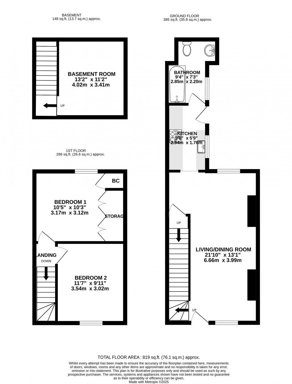 Floorplan for Blaenavon, Pontypool, Torfaen