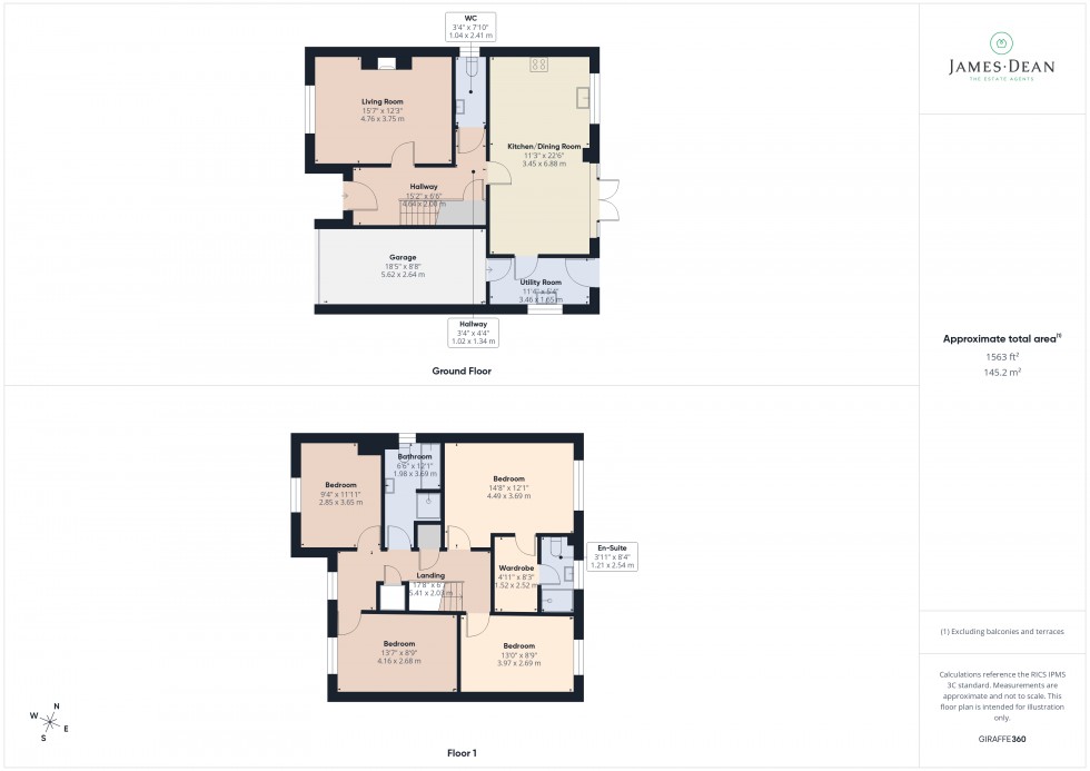 Floorplan for Lea, Ross-on-Wye, Herefordshire