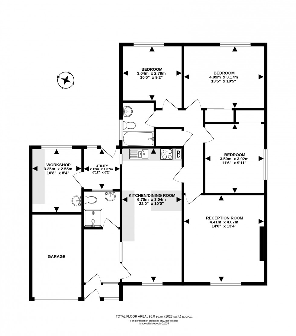 Floorplan for Lakeside Avenue, Llandrindod Wells, Powys