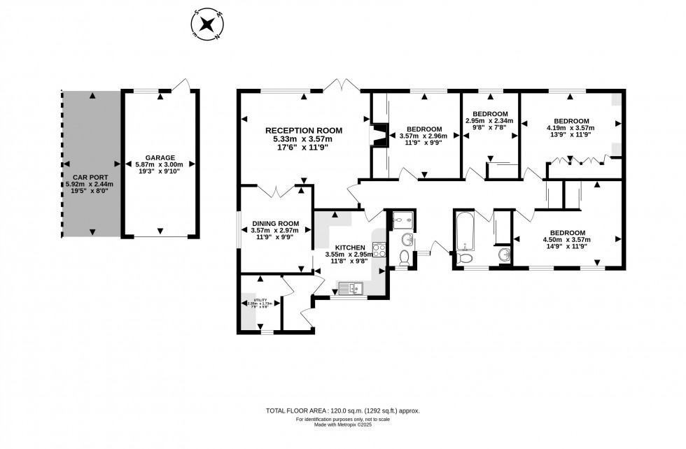 Floorplan for Llanyre, Llandrindod Wells, Powys