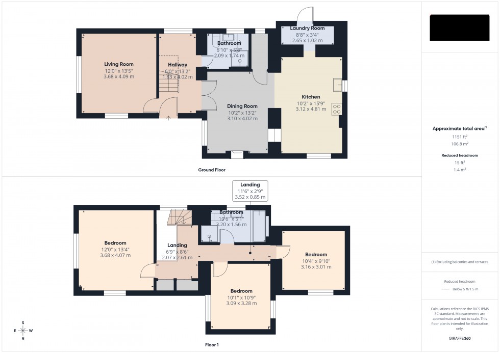 Floorplan for Pitching Green, Blakeney, Gloucestershire