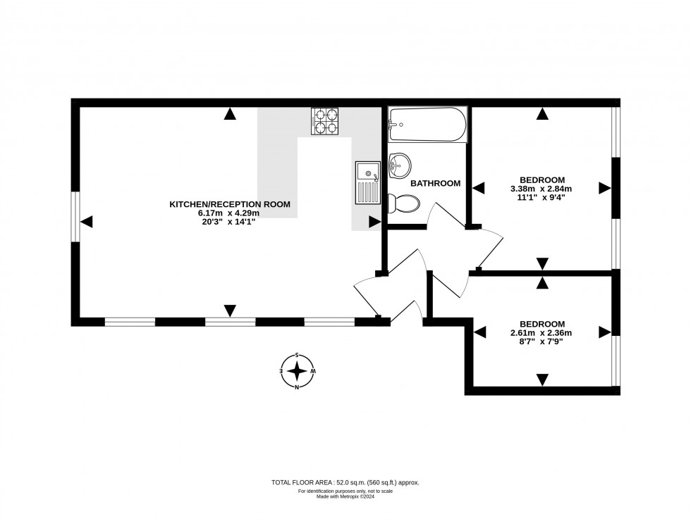 Floorplan for Brecon Road, Builth Wells, Powys