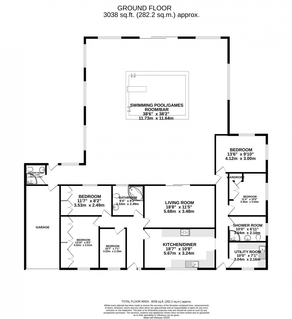 Floorplan for Trefecca, Brecon, Powys