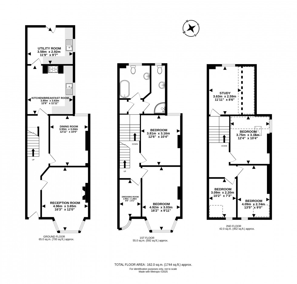 Floorplan for Dyffryn Road, Llandrindod Wells, Powys