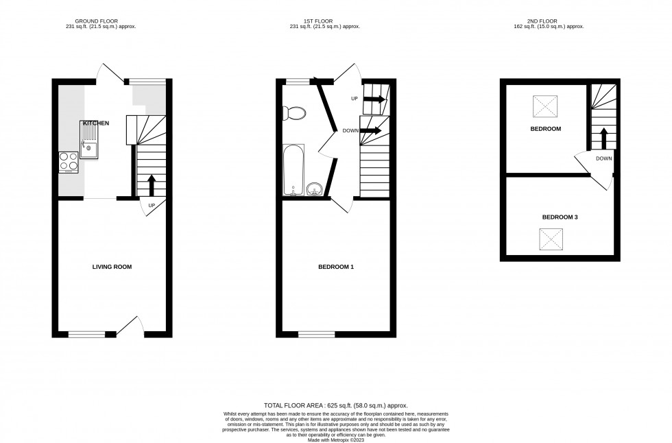 Floorplan for Penpentre, Brecon, Powys