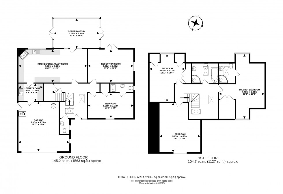 Floorplan for Tai Cae Mawr, Llanwrtyd Wells, Powys