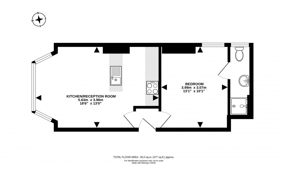 Floorplan for Temple Street, Llandrindod Wells, Powys