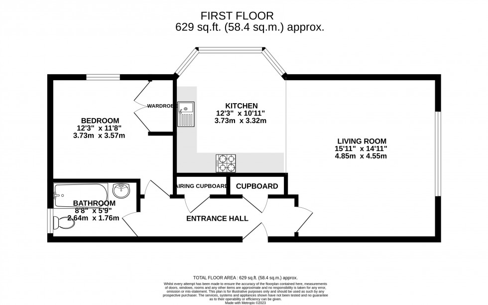 Floorplan for Sarno Square, Abergavenny, Monmouthshire