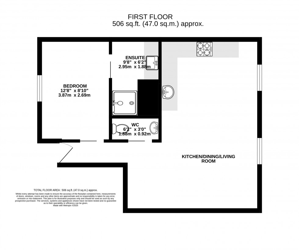 Floorplan for Orchard Street, Abergavenny, Monmouthshire