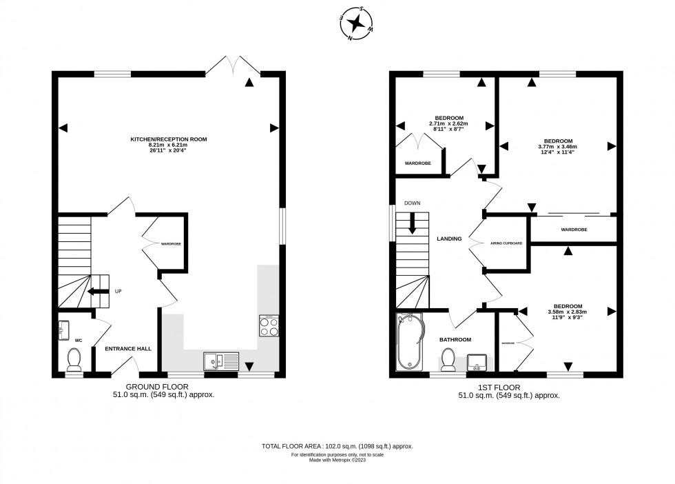 Floorplan for Rainbow View, Llandrindod Wells, Powys
