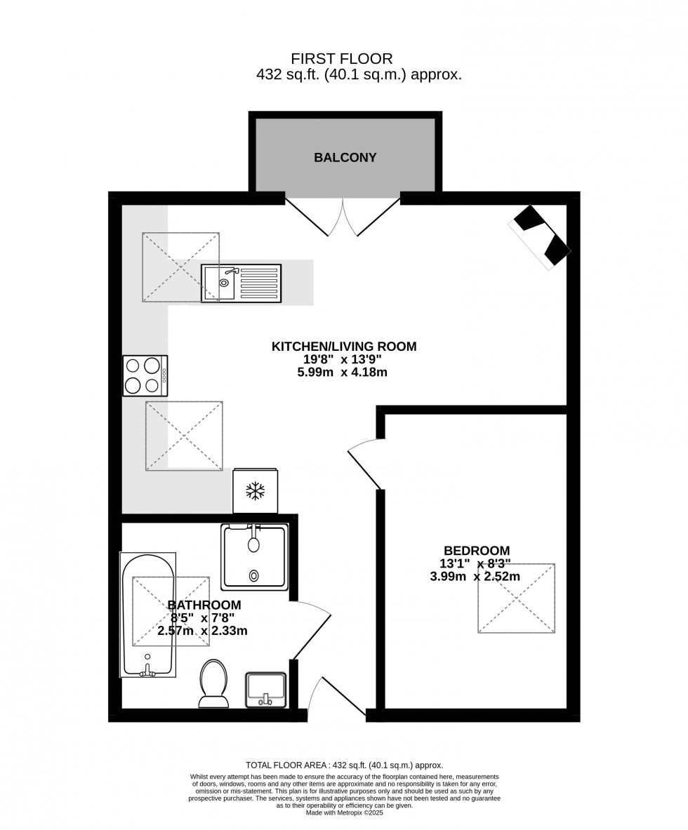 Floorplan for Llanddewi Skirrid, Abergavenny, Monmouthshire