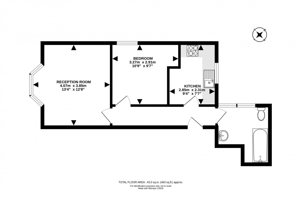 Floorplan for High Street, Llandrindod Wells, Powys