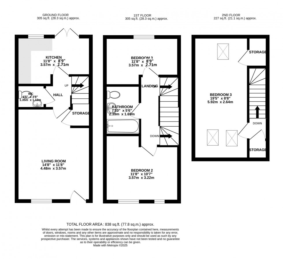 Floorplan for Llantilio Pertholey, Abergavenny, Monmouthshire