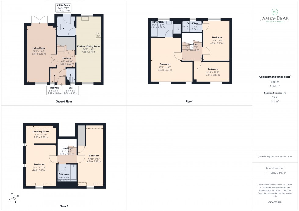 Floorplan for Harness Walk, Ross-on-Wye, Herefordshire