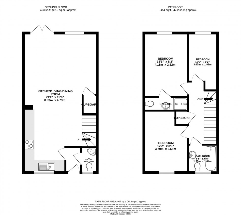 Floorplan for Brecon, Powys