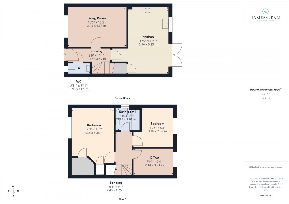Floorplan for Lea, Ross-on-Wye, Herefordshire