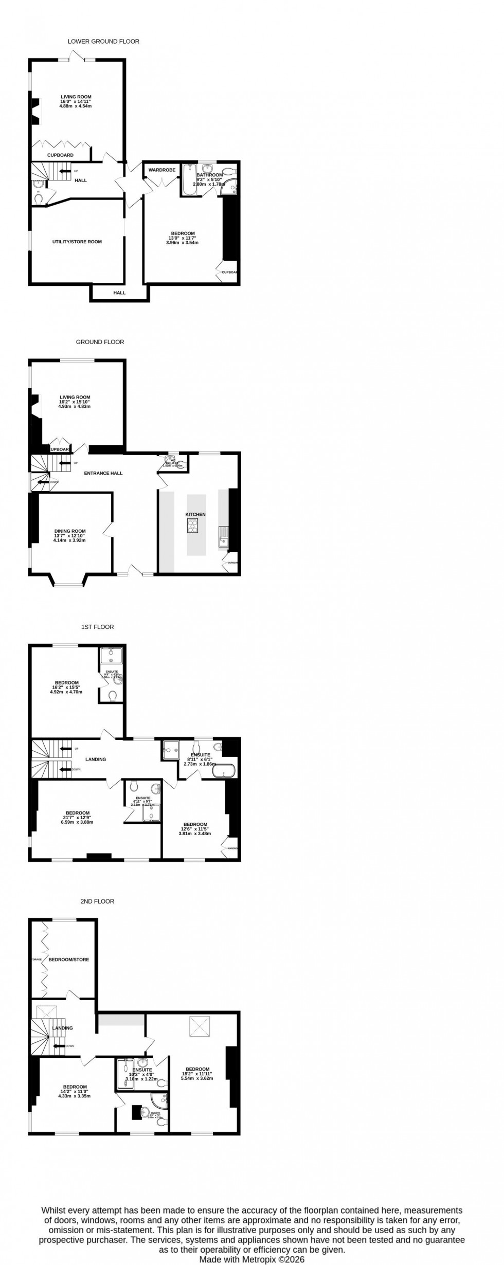 Floorplan for Mount Street, Brecon, Powys